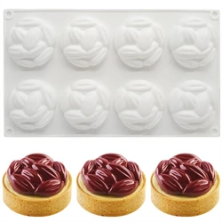 8 Cavity 3D Coffee Bean Silicone Mold Cake Mold Tart Baking Tools DIY Mousse Dessert Bakeware Cooking Decorating Tools Moulds