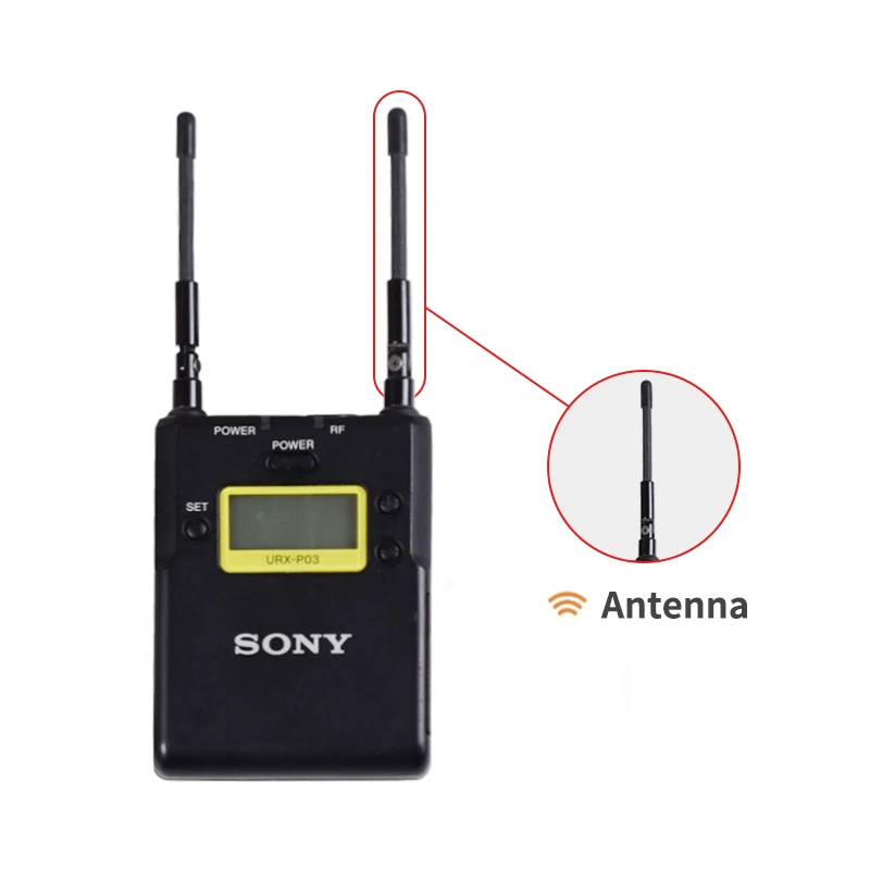 هوائي ميكروفون Canfon متوافق مع هوائي استقبال جهاز إرسال نظام الميكروفون اللاسلكي SONY UWP D11/V1/D21