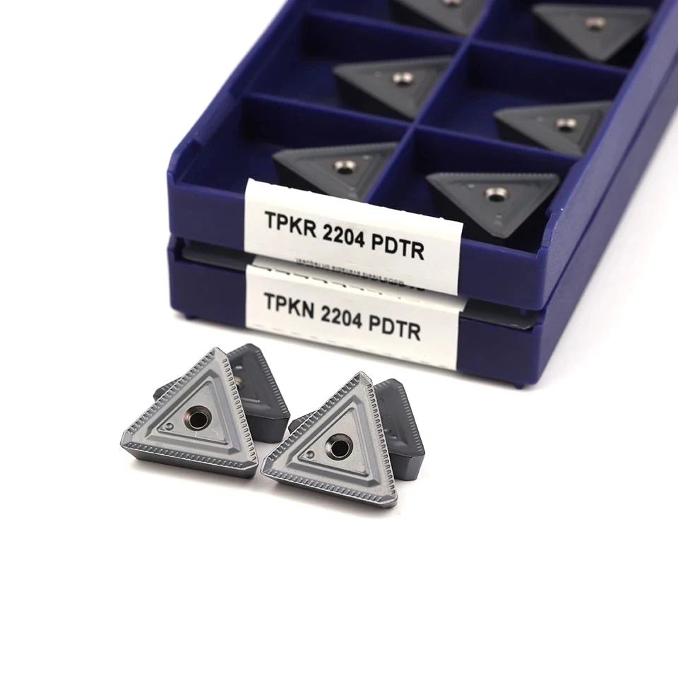Imagem -02 - Lamina 100 Original Tpkn2204 Lt30 Torneamento Ferramenta Carboneto Inserção Tpkr Torno 2204 Milhões de Corte Ferramenta de Torneamento Cnc Carboneto Ferramenta