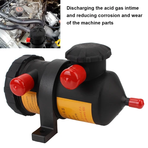 Imagen 2 del producto Separador Universal de Gas y aceite Provent 2Mgd-1 para Ford Patrol Turbo 4Wds, separador de aceite cargado Toyota Landcruiser, filtro de lata