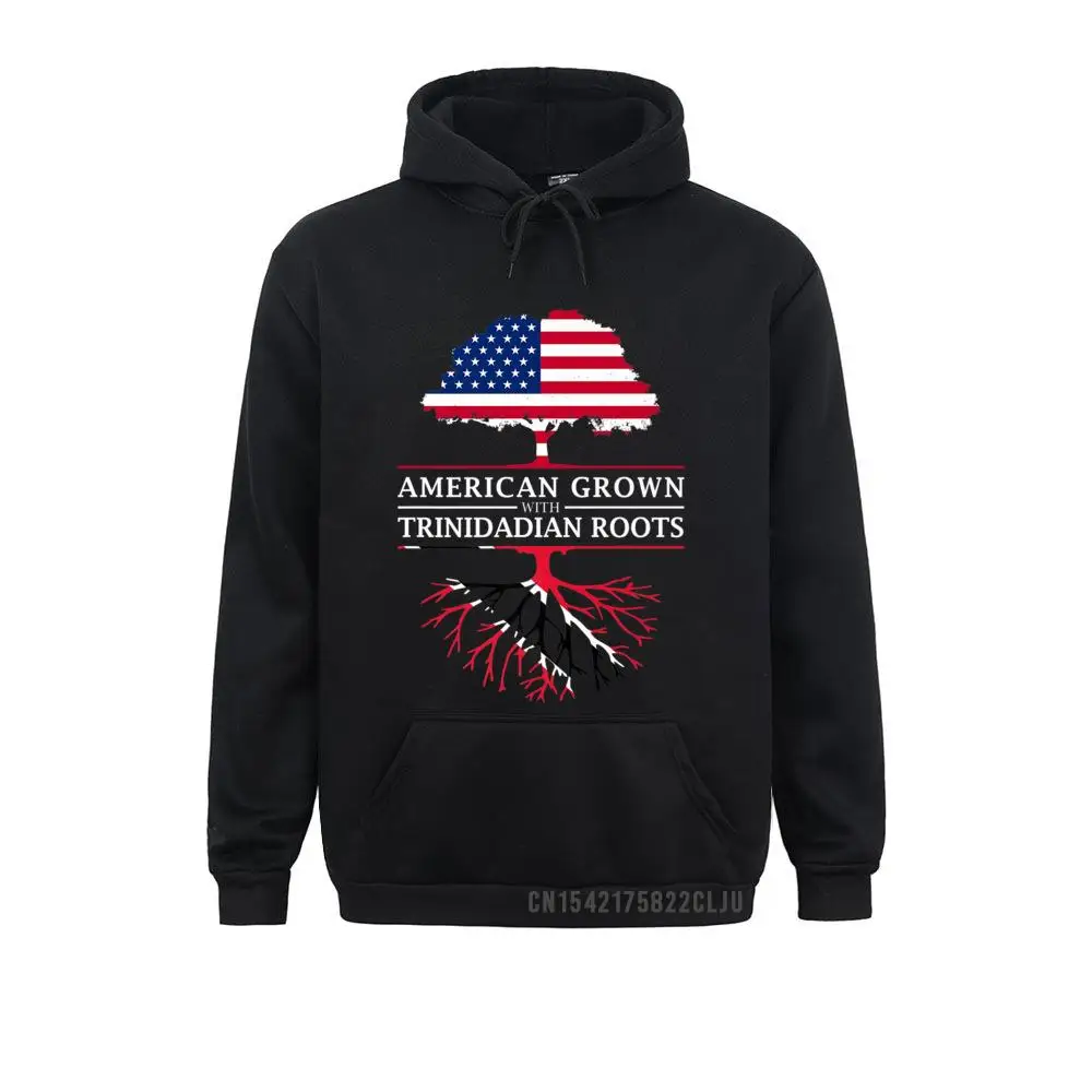 

Printed American Grown With Trinidadian Roots Trinidad Premium Warm Men Sweatshirts Funny Father Day Long Sleeve Hoodies Hoods