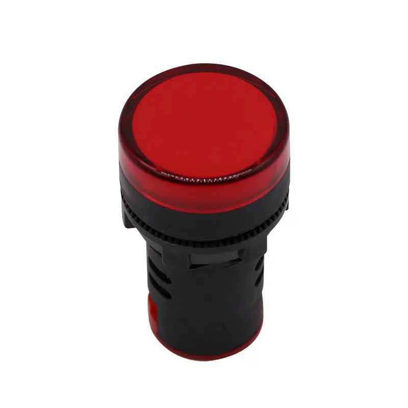 10pcs High-brightness LED power signal light indicator AD16-22DS 220V 12V 24V red and green diameter 22mm