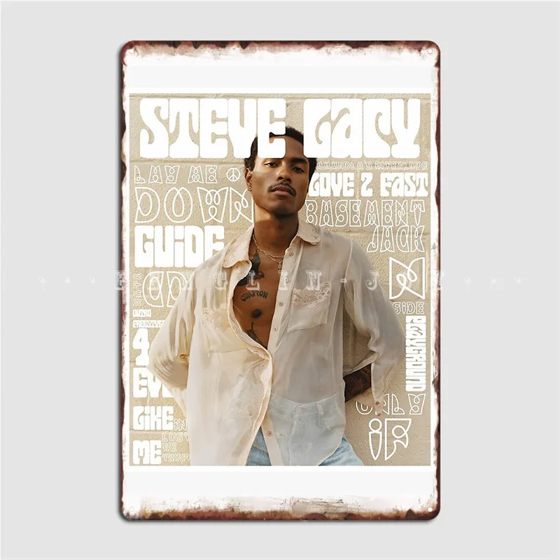 Steve Lacy Tracklist Apollo Xxi Poster Metal Plaque Wall Pub Pub Garage Vintage Plaques Tin Sign Posters