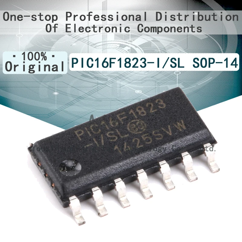 10/Pcs New Original PIC16F1823-I/SL PIC16F1823 SOP-14 8 bit Microcontroller - MCU SOIC-14