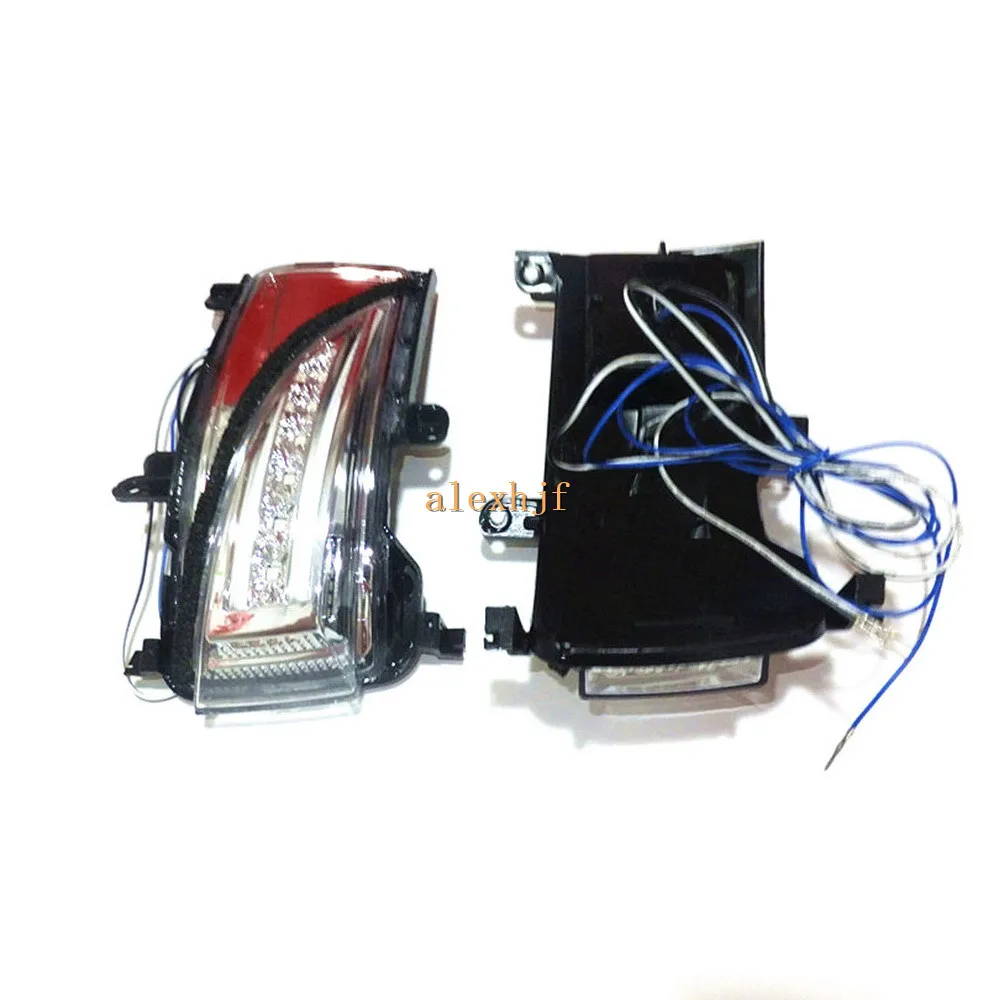 Luglio King LED specchietto retrovisore luci custodia per Nissan Elgrand E52 2012 + versione giapponese; Indicatori di direzione laterali, DRL,