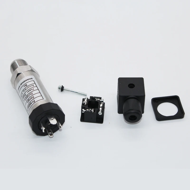 Free shipping !!!  Stainless steel Gas and Liquid Pressure transmitter 0-40MPa 24V DC  output 4-20mA DC pressure sensor