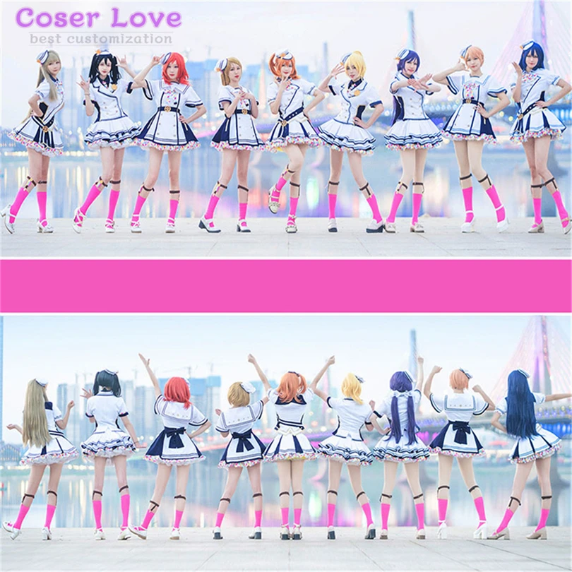 مهرجان Lovelive SIF المعبود المدرسي جميع النجوم μ's Aqours Nijigasaki Gakuen Doukoukai أزياء تنكرية للهالوين وأعياد الميلاد #3