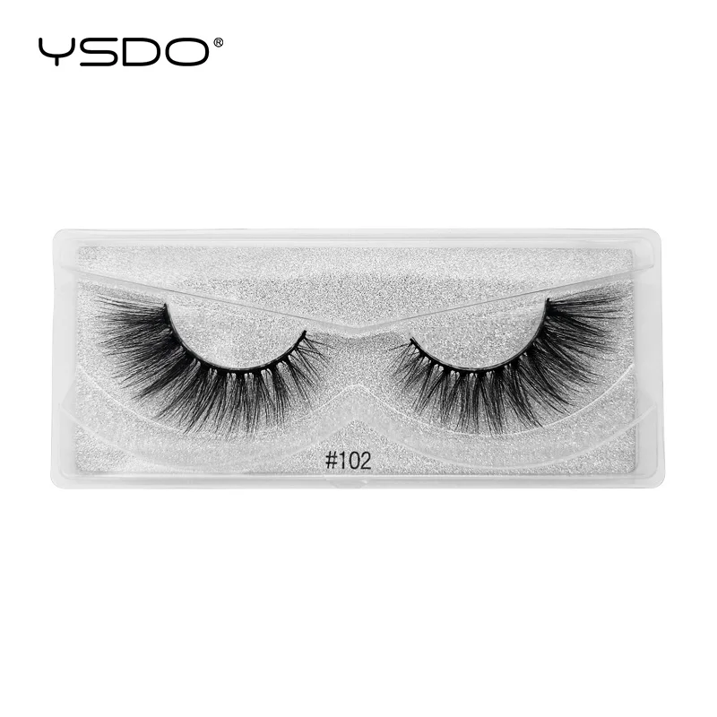 YSDO Lashes Wholesale 10/20 Pairs Faux 3D Mink Eyelashes Natural Long Soft Fake Eyelashes Fluffy Mink Lashes Makeup Faux Cils