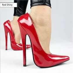 18cm High Heel Women Pumps Pointed Toe Sexy Fetish Stiletto Thin Heel Wedding Party Shoes Summer Heels for Unisex Dance