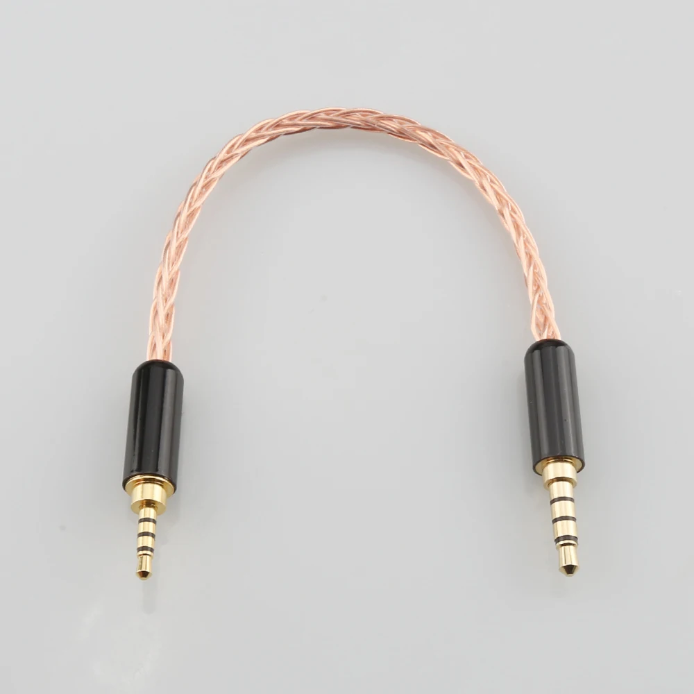 Hoge Kwaliteit Audiocrast Koper 2.5Mm 4 Polen Tot 3.5Mm 4 Polen Aux Audio Kabel P99 P01 Auto Audio verlengkabel Hifi