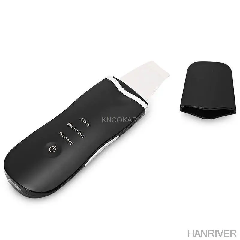 전문 초음파 페이셜 스킨 스크러버, 이온 딥 페이스 클리닝 필링 충전식 스킨 케어 장치 미용 기기