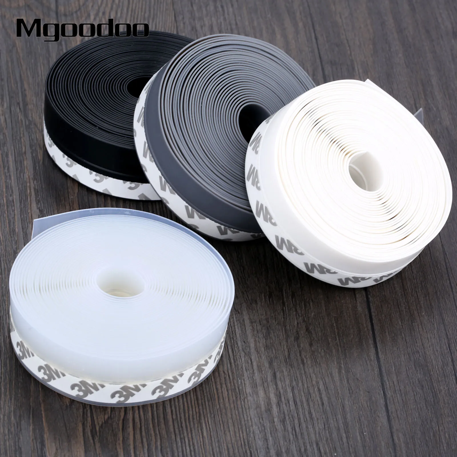 Transparent Windproof Silicone Sealing Strip Bar Door Sealing Strip Window Slide Door Seals Silicon Rubber Interior Accessories