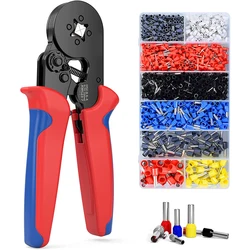 Zwinge Crimpen Tool Kit 0,25-10mm ² Selbst-einstellbare Ratsche Draht Crimpen Zange Crimper Zange Set Rohr Terminals klemme Werkzeug