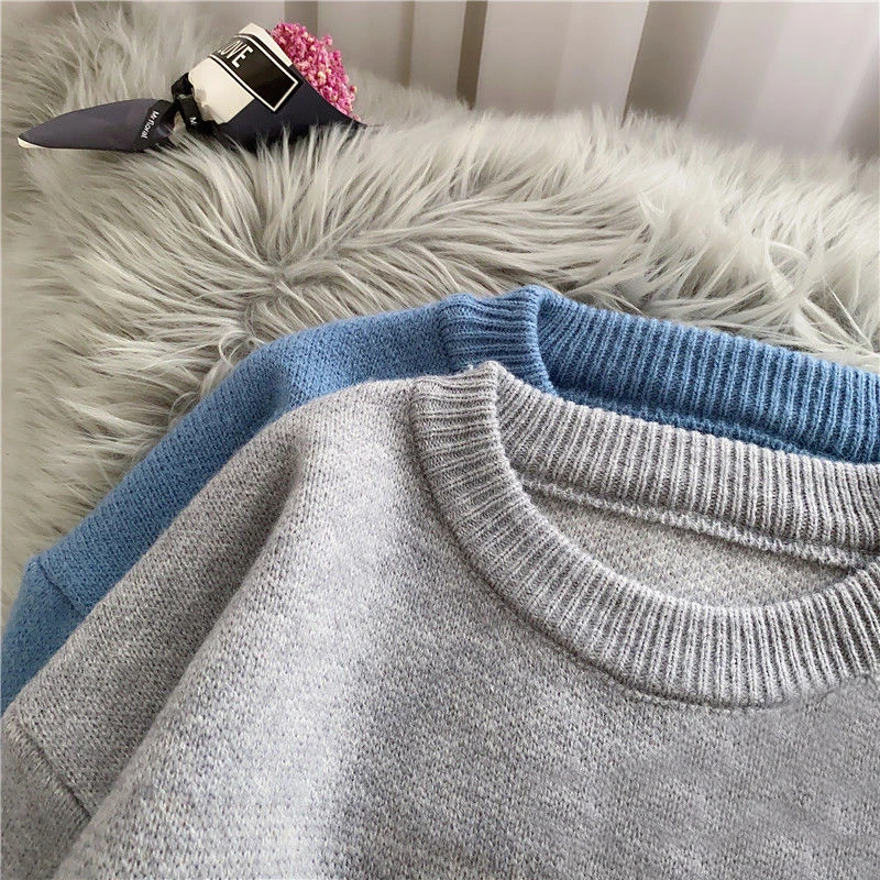 Fashion Women Jacquard Sweaters Cartoon Goose Design Winter Pullovers Men O-Neck Casual Harajuku Hiphop Tops Couple Clothes