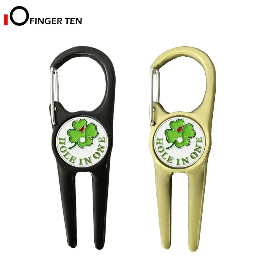 Golf Divot Tool Repair Green Tools with Clip Attaches to Your Golf Bag or Belt Loop for Easy Drop Shipping