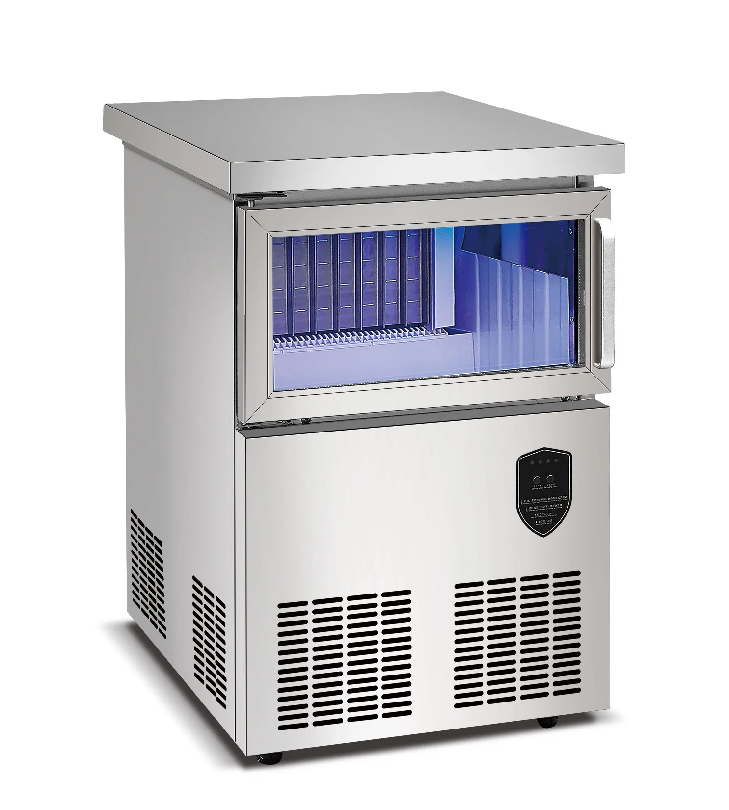 

Table Crescent Ice Machines Makers Commercial Portable Ice Block Making Machine for Milk Tea Shop and Home