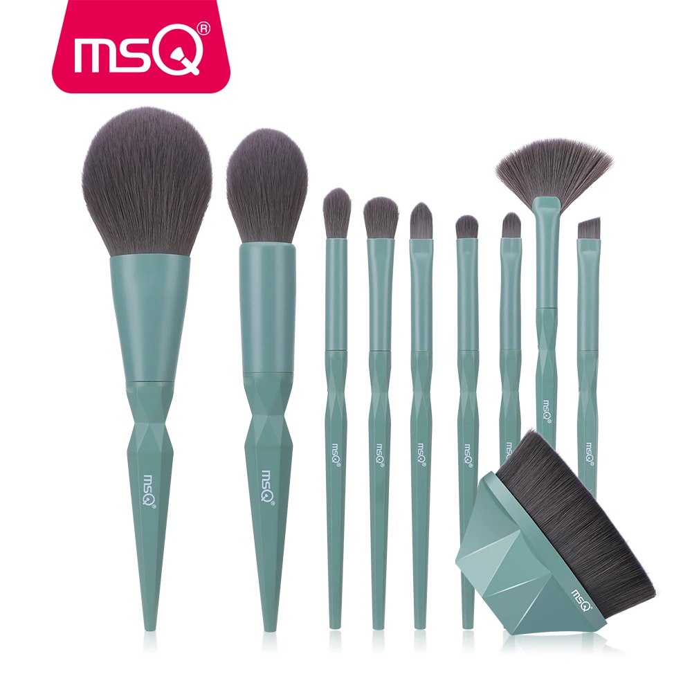 MSQ 10pcs 9pcs Makeup Brushes Sets Foundation Powder Concealer Eyeshadow Synthetic Bristles Highlighter Lip Make Up Beauty Tools