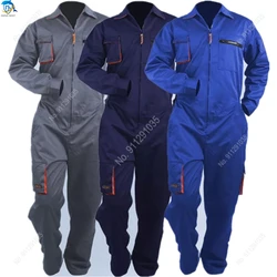 2021Work Overall Uniform Men Women Working Coveralls Welding Suit Car Repair Workshop Mechanic Plus Size clothes