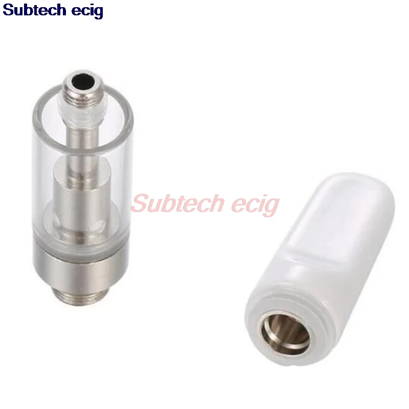 شيشه الكترونيه  فيب سحبة سيجارة  جهاز بخار سجارة الكترونية 100 قطعة CC-ELL خراطيش خزان السيراميك لفائف خرطوشة  لون الخشب الذهب 1 مللي 0.5 مللي 510 الموضوع سميكة النفط مبخر شمع البخاخة