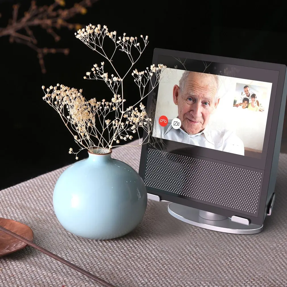 Staffa di Base antiscivolo con supporto in alluminio per Amazon Echo Show 5 supporto per altoparlante con staffa girevole a 360 gradi