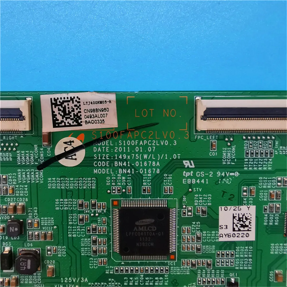 Działające pracy T-CON tablica logiczna BN41-01678A S100FAPC2LV0.3 LTJ400HM03-H dla UA40D5000PR UE40D5000PW UE40D5700RS UE40D5520RK