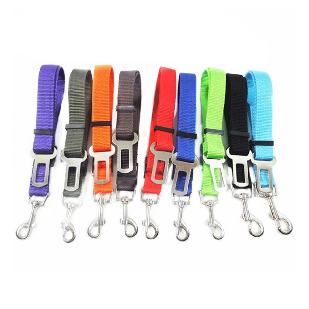 Hot Pet Dog Cat Car Seat Belt Adjustable Harness Seatbelt Leash for Small Medium Dogs Travel Clip Pet Supplies