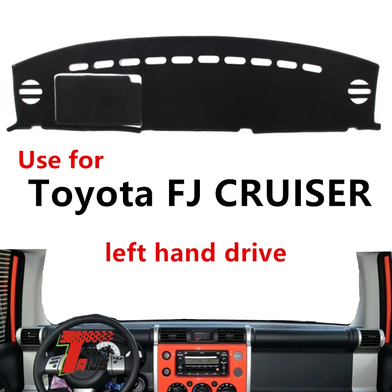 

TAIJS Factory non reflective New Design Polyester Fiber Car Dashboard Cover For TOYOTA FJ CRUISER Left hand drive