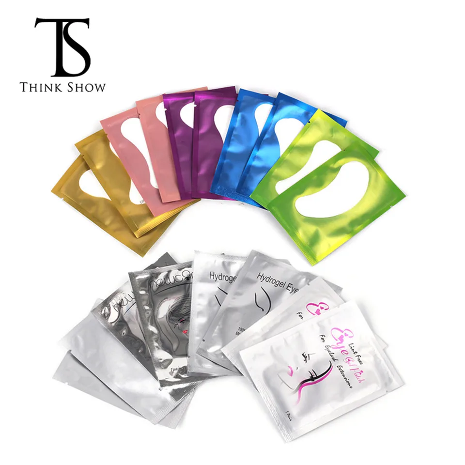 

THINKSHOW Eye Pads Patches for Eyelash Extension Patches Hydrogel Eyelash Pad False Eyelashes under Eyes Pads Tips Makeup Tool