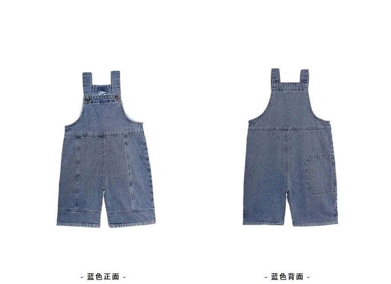 2025 Herbst Neue Kinder-Latzhose, Baby Jungen Mädchen Lässiger Jeans-Overall, Einfarbiger Freizeitanzug, 1-7 Jahre, Hochwertige Latzhose für Kinder – Detail 2