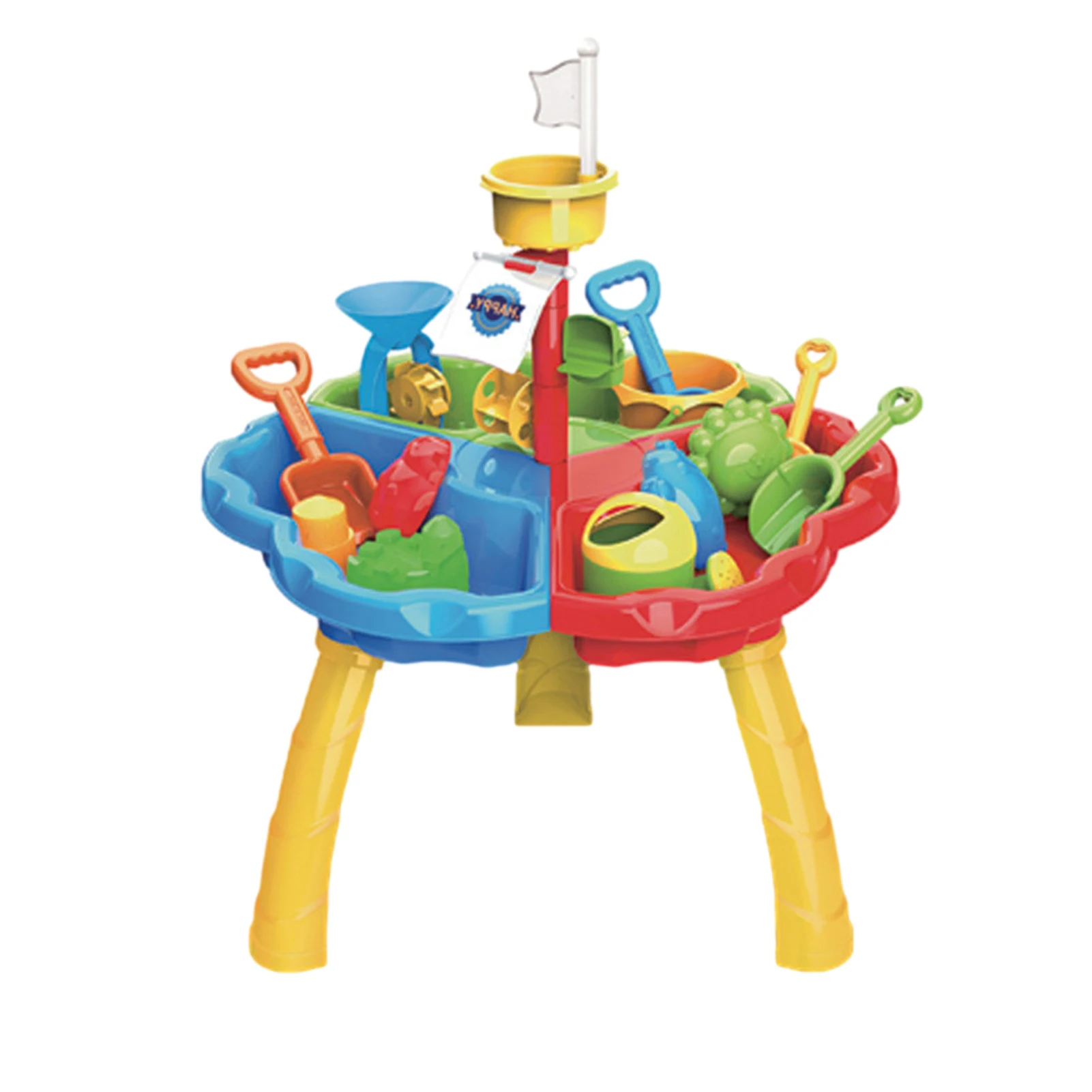 Sand Play Toy Set para crianças, Sandpit Toys, Water Table, Table de atividades, Outdoor, Verão