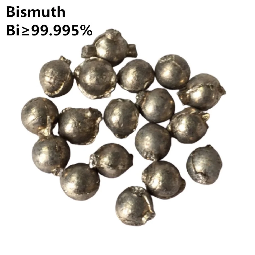 Free Shipping Bismuth Ball 99.995% Pure Bi Target Material Scientific Research Experiment Element Collection