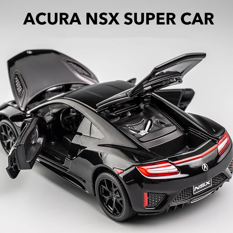 New 1:32 Acura NSX Alloy Sports Car Model Diecast & Toy Vehicles Metal Super Car Model Simulation Sound Light Childrens Toy Gift