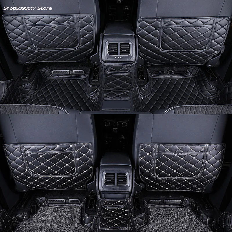 Car Seat Back Anti-kick Mat Anti-Dirty Protector Cover Waterproof Pads For VW Tiguan MK2 2017 2018 2019 2020 2021