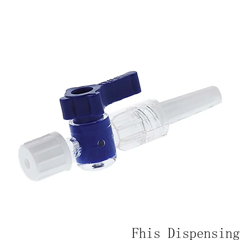 Pack of 2 Small Two Way Valve Direct Plastic Soft Hose Connector