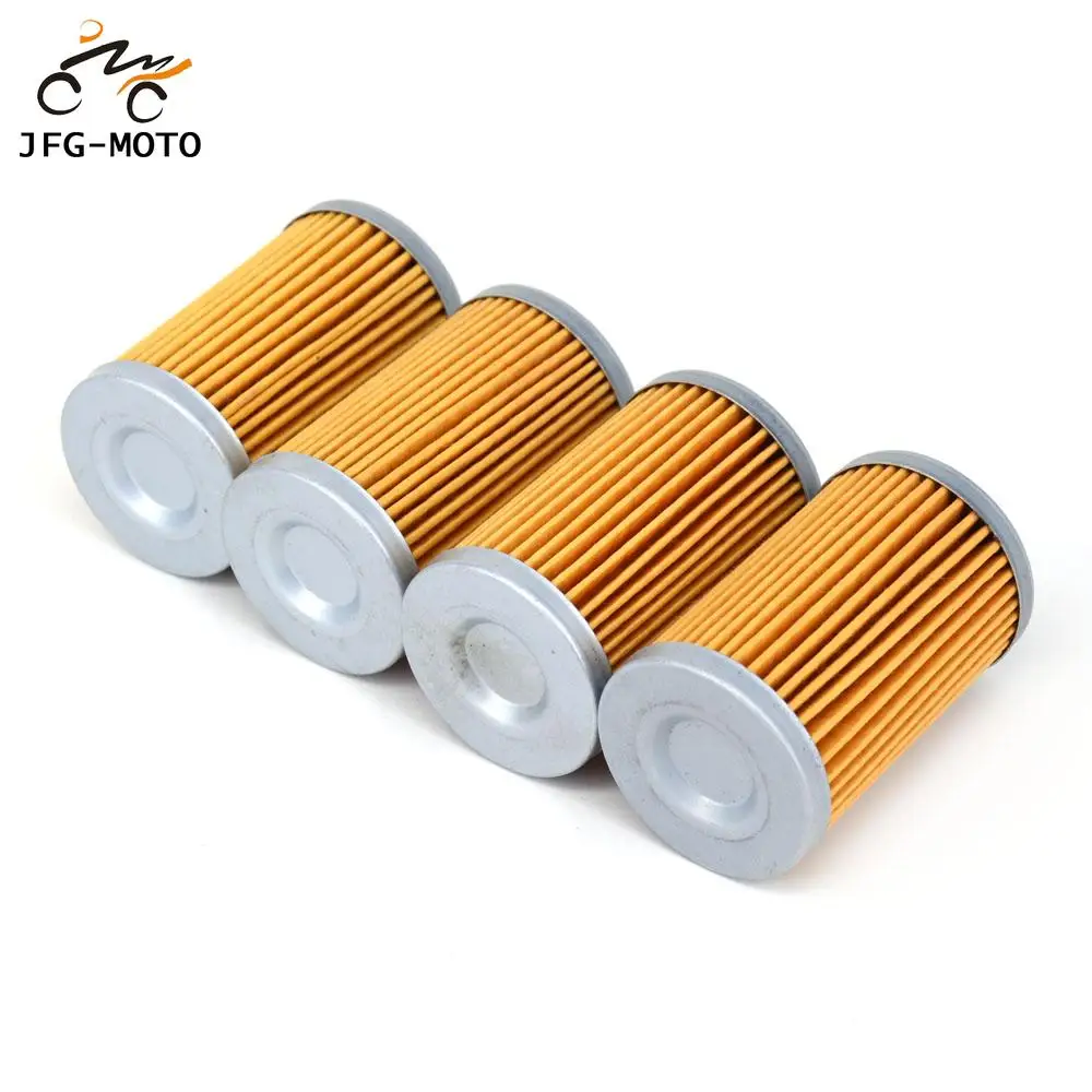 4Pcs Oil Filter For KTM Duke RC 125 200 390 RC R EXC 250 400 450 SX MXC EXC 520 525 SXC 625 Enduro Factory Supermoto