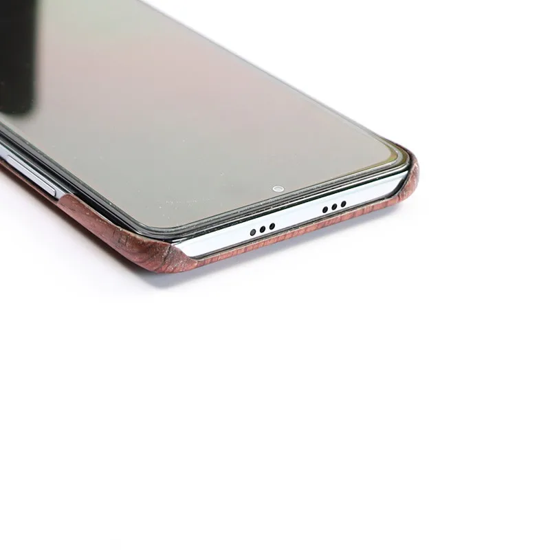 For Xiaomi POCO F3 Redmi K40/ K40 Pro walnut Wood Rosewood Real wooden Hard Back Case Cover