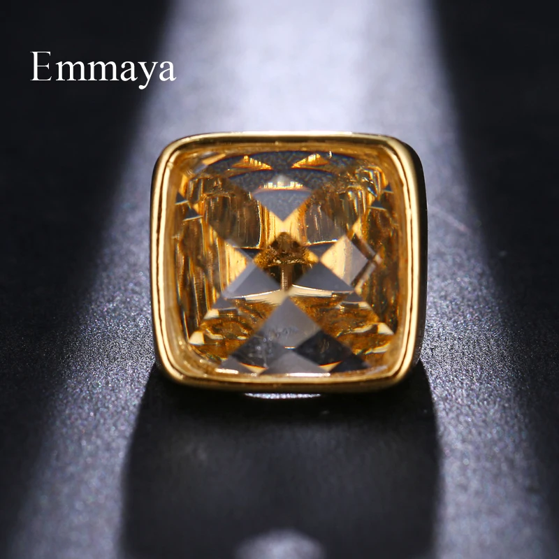 Emmaya For Women And Ladirs Classical Hot Sale Square Shape Elegant Ring Multi-choice In Wedding Party Fashion Trend