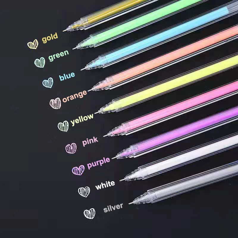 3pc Microblading Tattoo Surgical Skin Marker Pen Eyebrow Scribe Tool for Permanent Makeup Multicolour Mark Pen Beauty Supplies