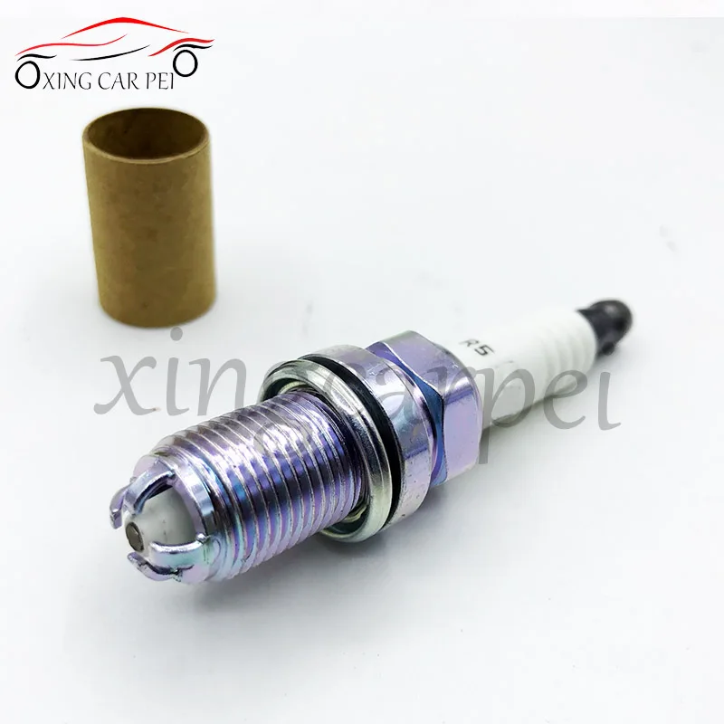 6pcs BKR6EQUP 12120037607 Car Spark Plug for BMW E46 E39 E60 E61 E63 E64 E38 E83 E53 E36 E85 E52 E65 E66 E67 F7DPP332 F7KPP332