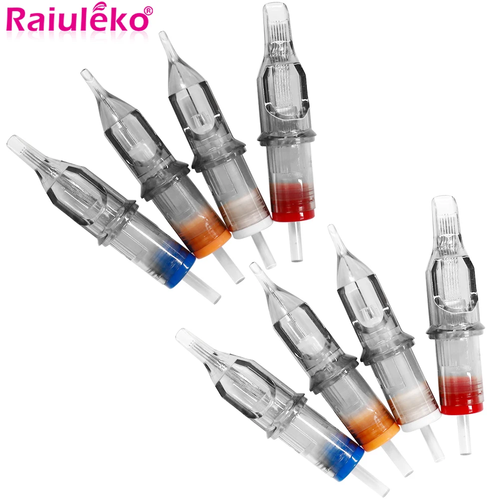 

10Pcs Tattoo Revolution Cartridge Needle RL/M1/RM/RS Disposable Semi-Permanent Eyebrow Lip Makeup Needles For Tattoo Machine Pen