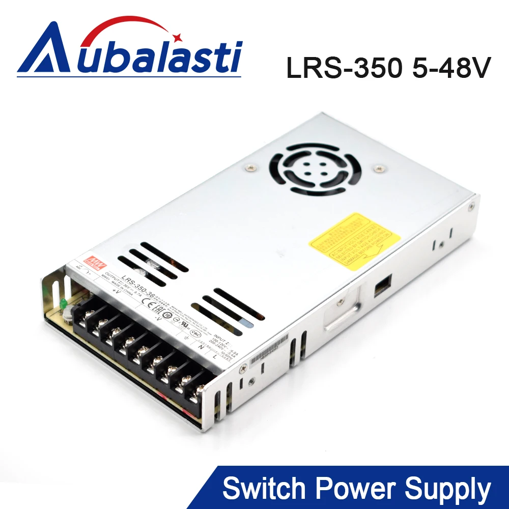 

MeanWell Питание LRS-350 переключение Питание DC 5V 12V 24V 36V 48V использовать для фрезерный станок с ЧПУ гравировальная и режущая машина