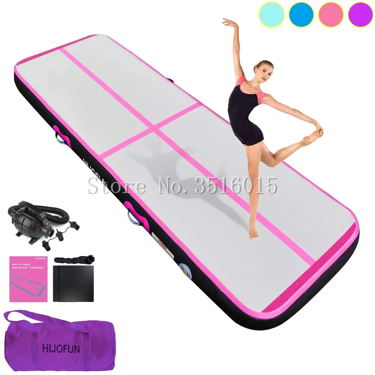 

Free Shipping Gymnastics Air Floor 3/4/5m Tumble Track Gymnastics for Kids Adults Inflatable Gym Mat Air Track Floor PVC Mats