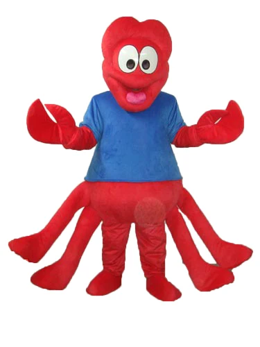 Costume de mascotte griffe rouge, Design à la mode, robe fantaisie de fête d'anniversaire pour adulte, vêtements d'halloween Cosplay, noël