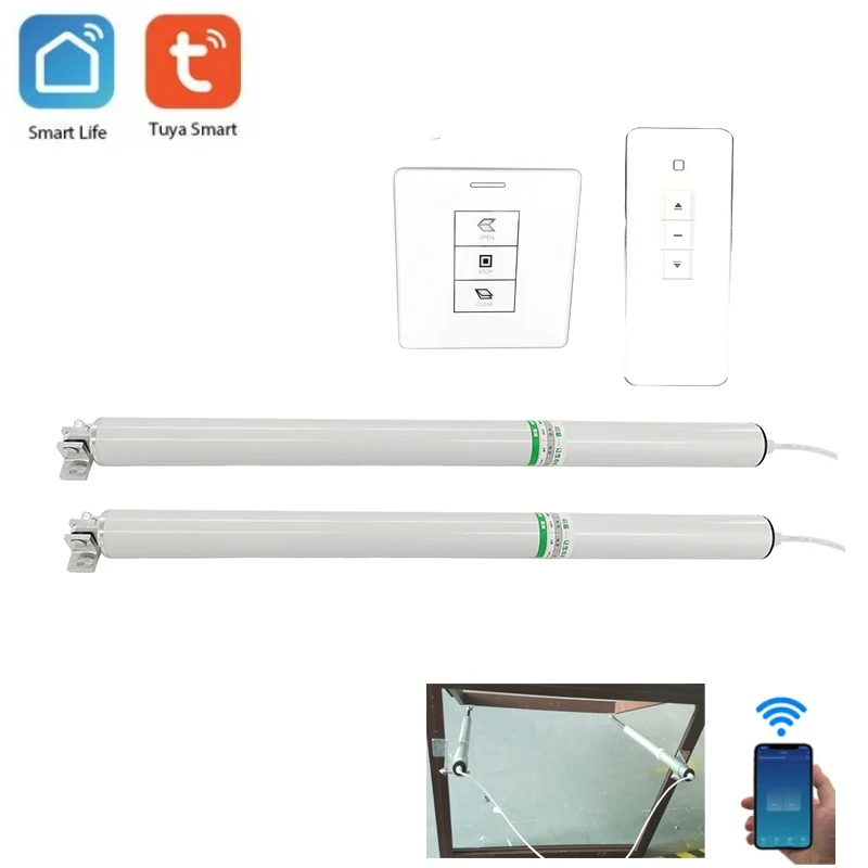 400mm Smart WIFI Tuya Automatic Skylight Electric Screw Window Openers Windows Motor for Airport Tall Buildings