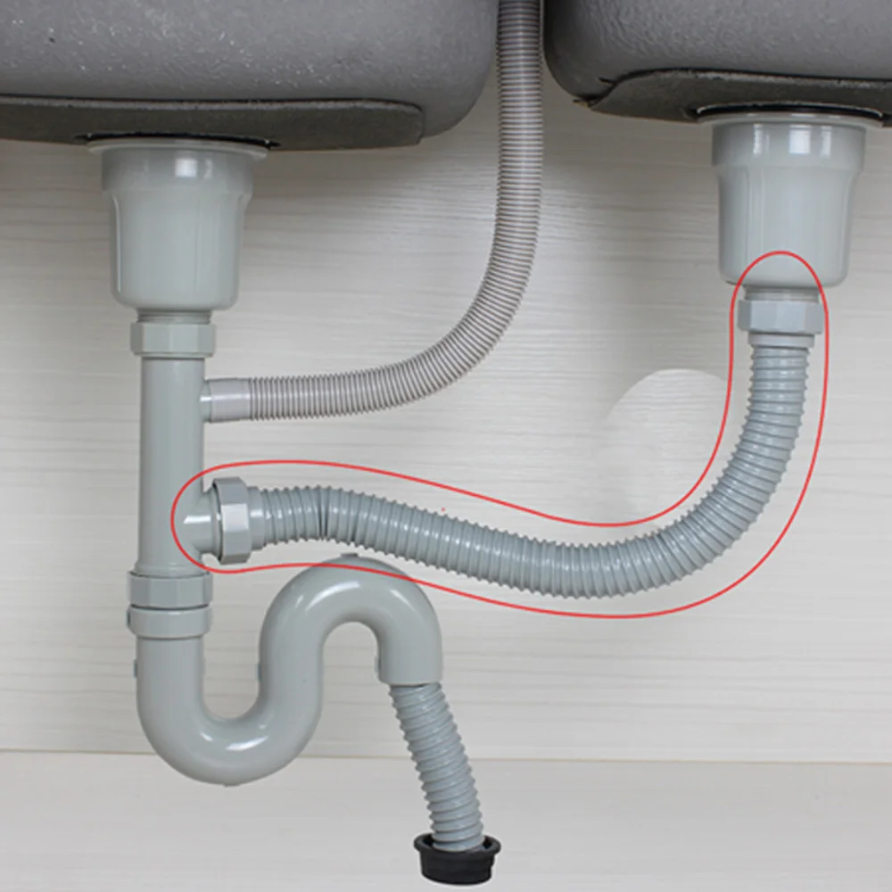 Talea Kitchen Sink Strainer Stainless Steel  Drainpipe Sink Garbage Processor Connection Joint Draiange QS002