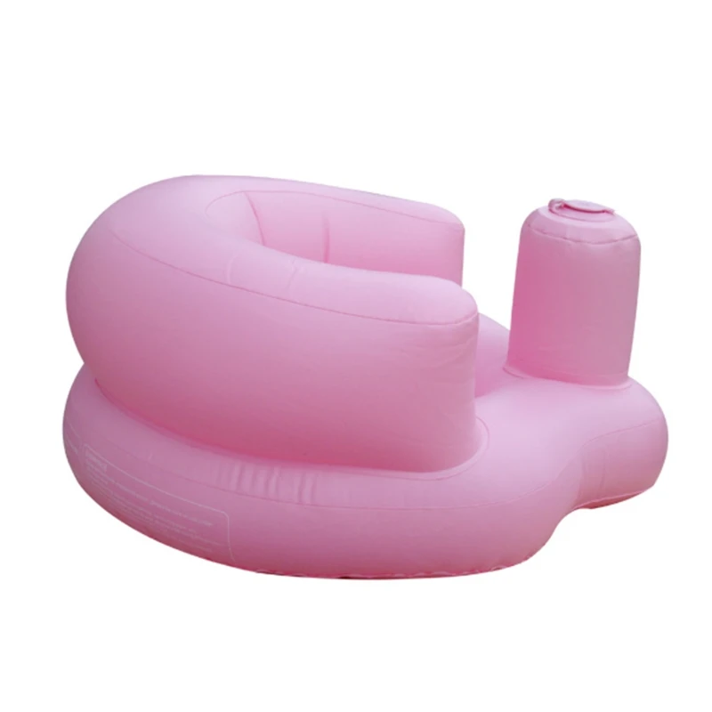 Siège d'apprentissage Portable pour bébé, chaise de bain gonflable, canapé en PVC, tabouret de douche, siège pour bébé, pour jouer, manger, se prélasser