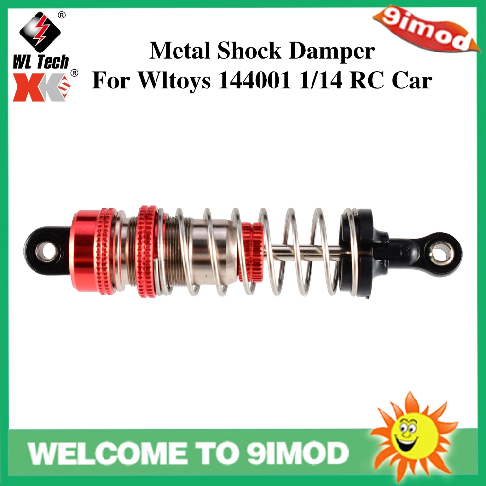 XK RC Racing Car Parts Metal Shock Damper For Wltoys 144001 1/14 4WD High Speed Racing RC Car Vehicle Models Parts