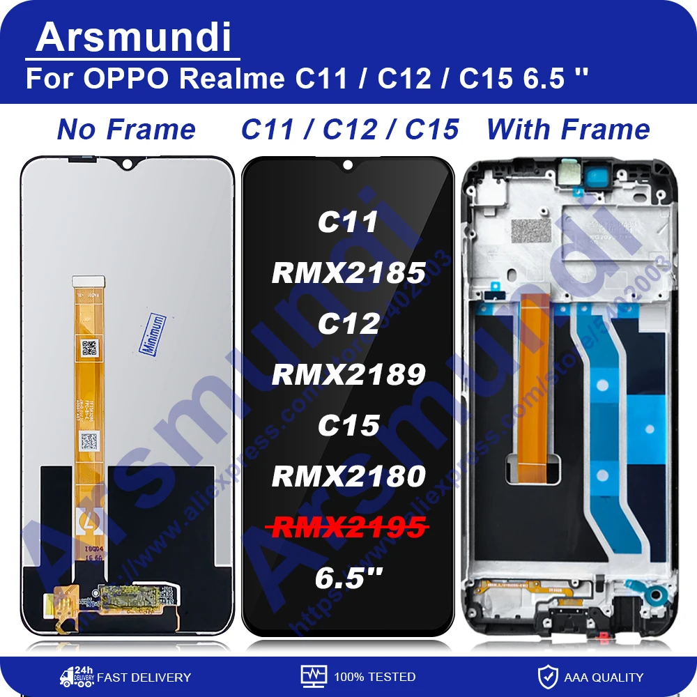 توصية وتحليل لشاشة LCD 6.5 بوصة لـ OPPO Realme C11 C12 C15 ونماذج RMX 2185 و2189 و2180