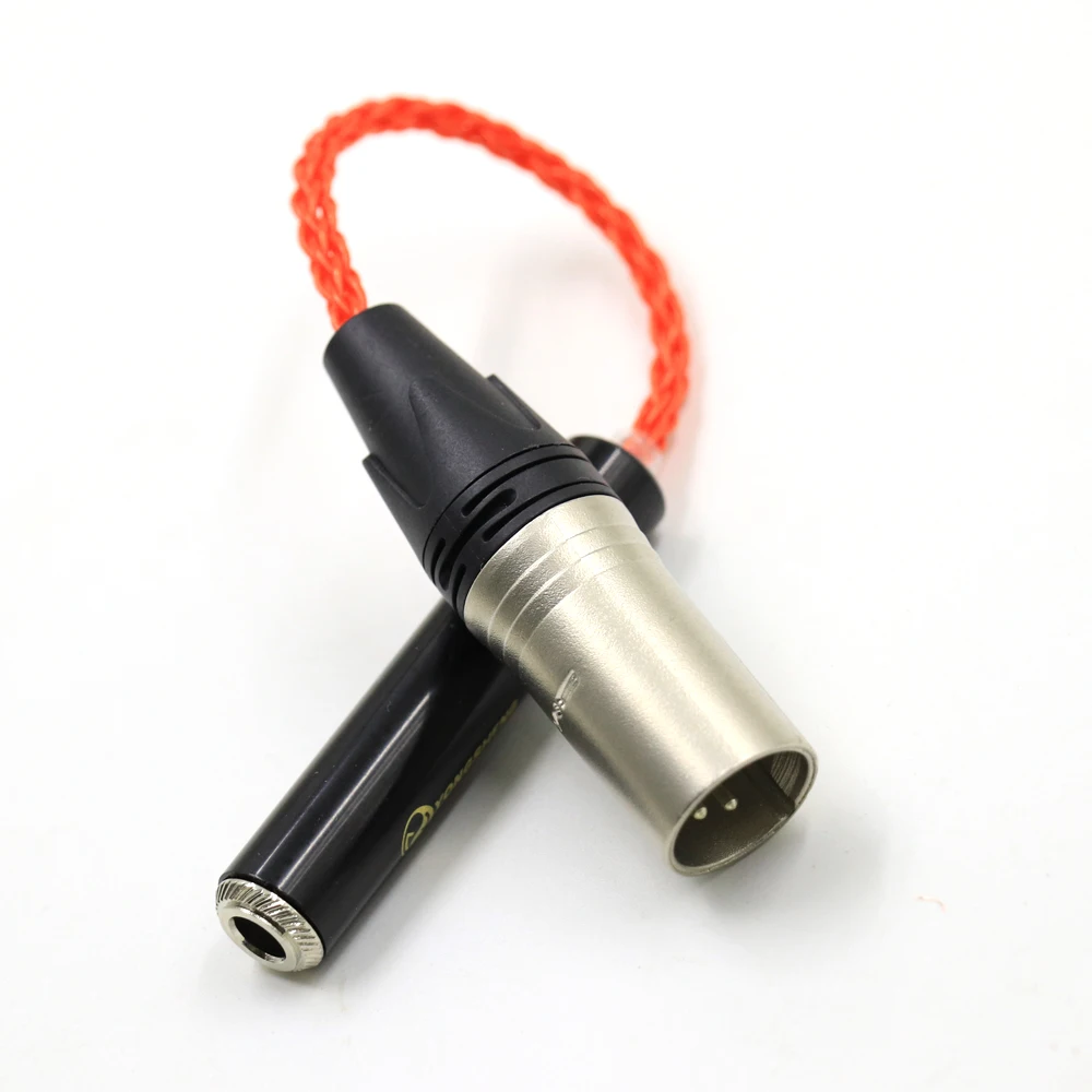 Connettore per cavo adattatore Audio femmina a 4 Pin XLR maschio bilanciato a 6.35mm 1/4 femmina