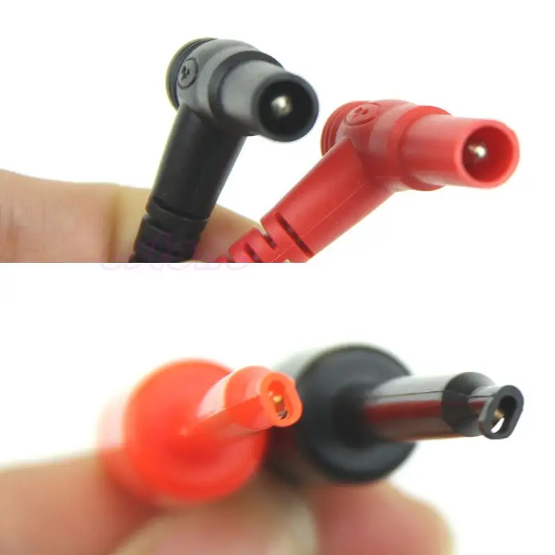 2022 New 1Pair Banana Plug To Test Hook Clip Probe Cable For Multimeter Test Equipmentfor Home Tool